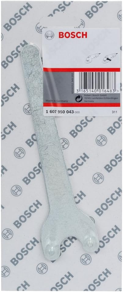 Bosch 1607950043 Two-Hole Spanner for Single-Handed Angle Grinder