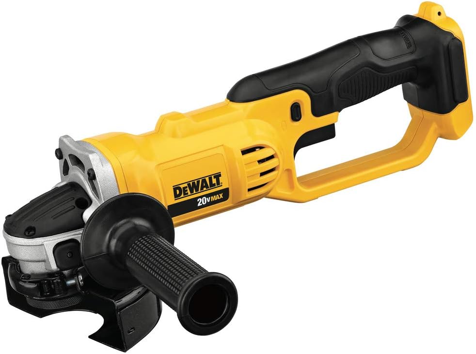 DEWALT DCG412BR 20V MAX Lithium Ion 4-1/2 inches (115mm) / 5 inches (125mm) Grinder Tool Only (Renewed)