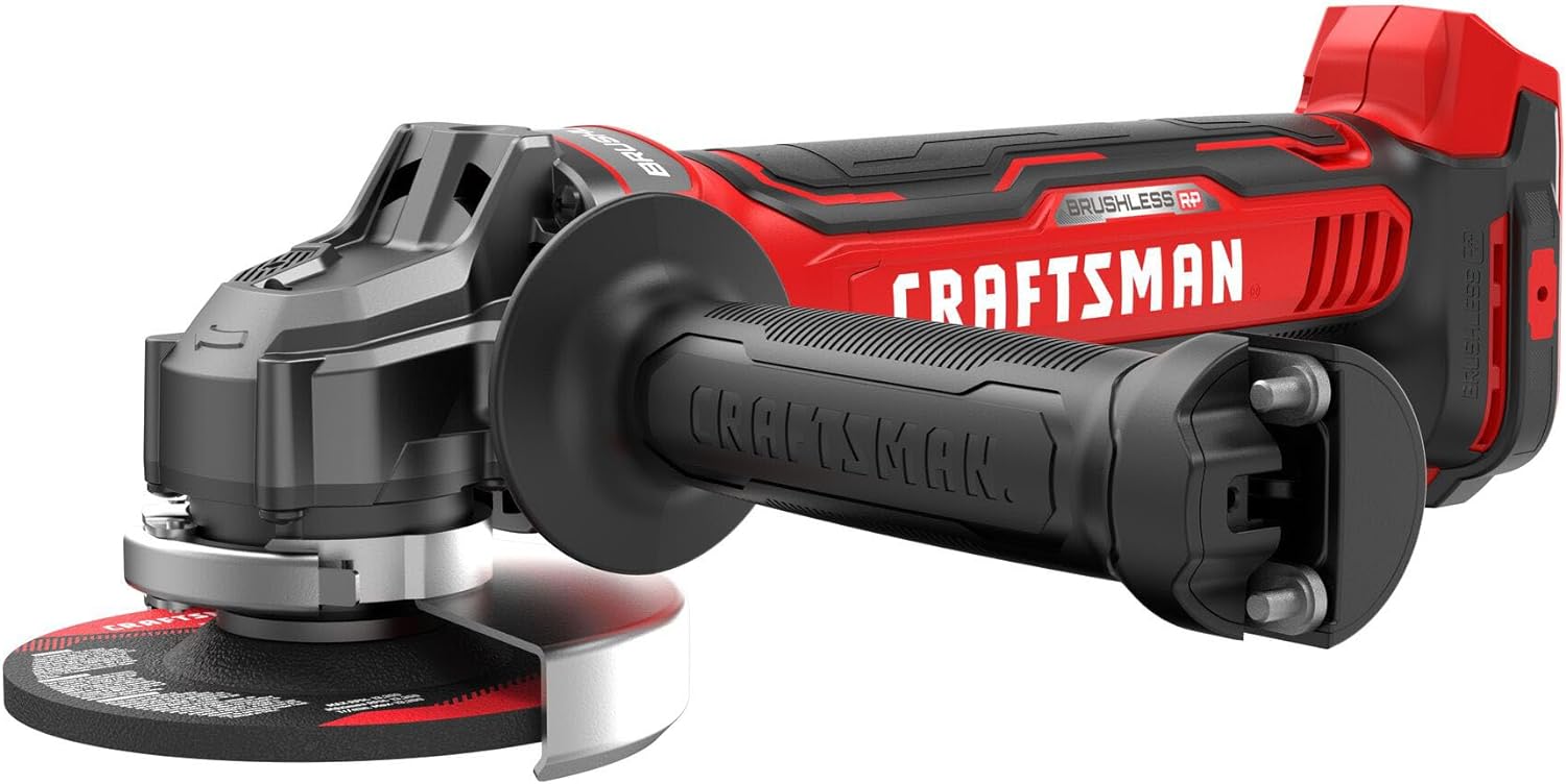 CRAFTSMAN V20 Cordless Angle Grinder, 4-1/2 inch, Bare Tool Only (CMCG451B)