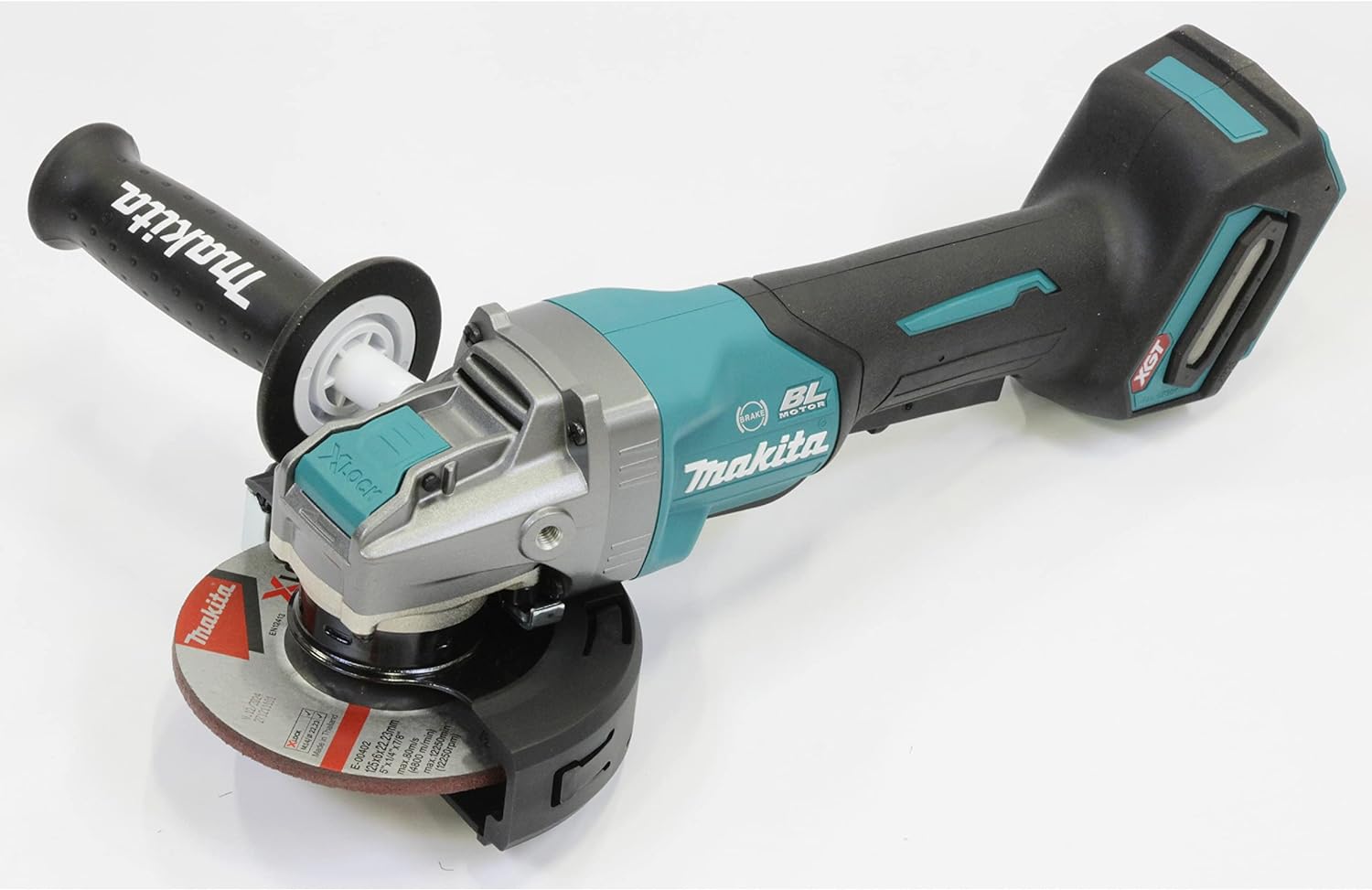 Makita GA047GZ 4.9-inch (125 mm) Rechargeable Disc Grinder, 40 V Max, Battery, Charger, and Case Sold Separately